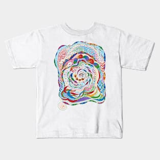 Contemporary Celtic Swirls Kids T-Shirt